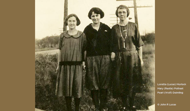 Loretta, Mary and Pearl