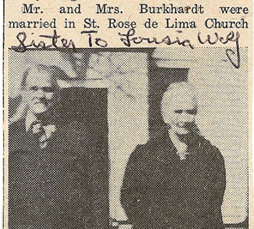 1946 - Frank and Mary (Lucas) Burkhardt 50th wedding anniv.
