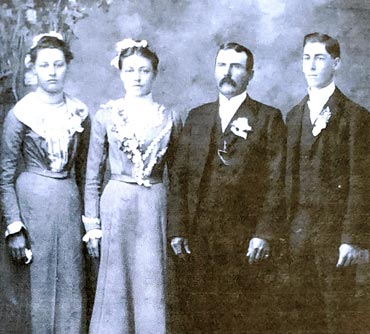 John/Margaret (Hertzfeld) Restle Wedding - wedding photo - 1901