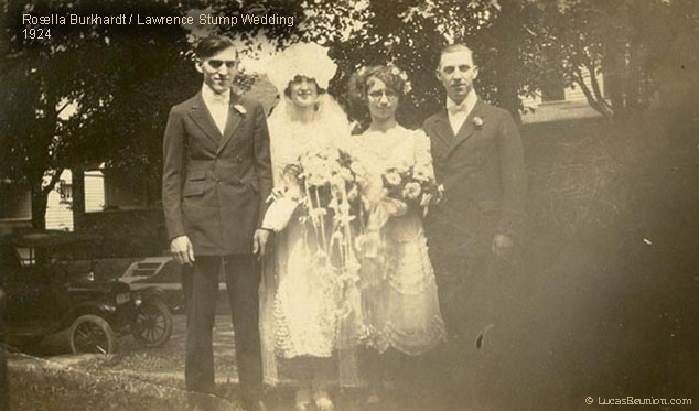 Rosella Burkhardt/Lawrence Stump Wedding
