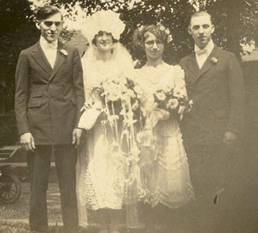 Rosella Burkhardt Wedding - Married Lawrence Stump