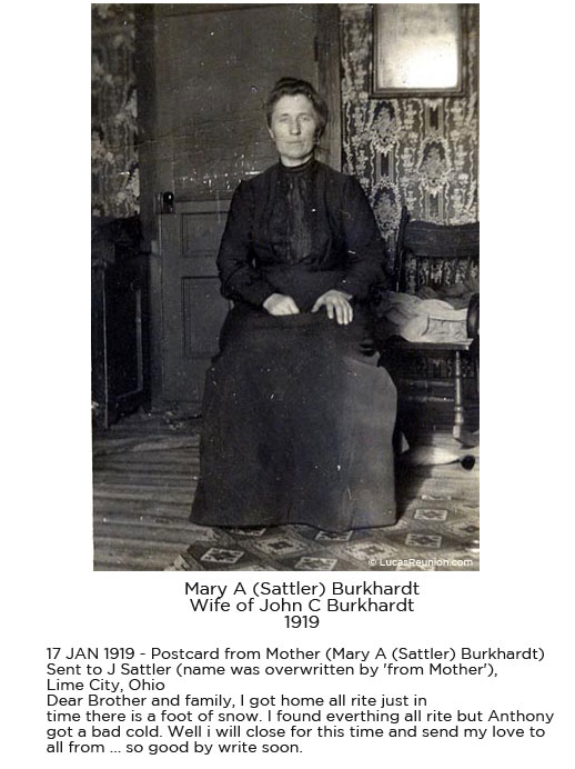Mary A (Sattler) Burkhardt