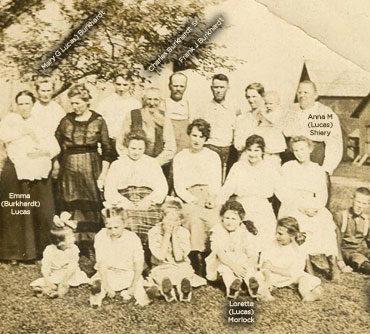 Over at Frank Burkhardt place ~1917